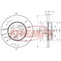 BD2586 FREMAX BRAKE DISC HIGH CARBON