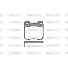 P3393.40 WOKING Комплект гальмівних колодок дисковий гальм