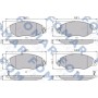 FO 684781 FOMAR Friction Комплект гальмівних колодок дисковий гальм