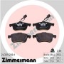 24339.200.1 ZIMMERMANN КомплеК т гальмівних колодок, дискове гальмо