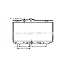 TO2151 AVA QUALITY COOLING Радіатор охолодження двигуна