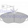 LP1748 DELPHI Комплект гальмівних колодок дисковий гальм