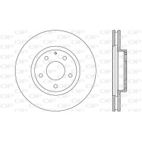 BDR2706.20 OPEN PARTS Гальмівний диск