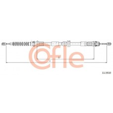 11.5510 COFLE Тросик, cтояночный тормоз