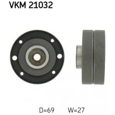 VKM 21032 SKF Паразитный / Ведущий ролик, Зубчастий ремінь