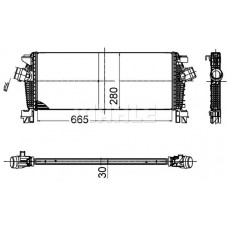 CI 509 000S MAHLE Интеркулер