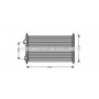 HD5165 AVA QUALITY COOLING Конденсатор кондиціонера