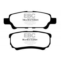 DP41563R EBC Brakes Комплект гальмівних колодок дисковий гальм