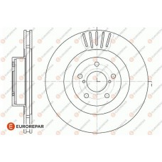 1667862480 EUROREPAR Гальмівний диск