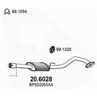 20.6028 ASSO Середній глушник вихлопних газів