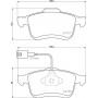 FK20217 KAISHIN Комплект гальмівних колодок дисковий гальм