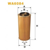 WA6084 WIX FILTERS Повітряний фільтр