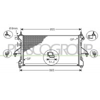 CI954R005 PRASCO Радіатор охолодження двигуна