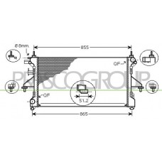 CI954R005 PRASCO Радіатор охолодження двигуна