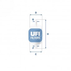 31.028.00 UFI Паливний фільтр