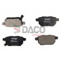 324573 DACO Germany Комплект гальмівних колодок дисковий гальм