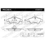 402B0127 RIDEX Комплект гальмівних колодок дисковий гальм