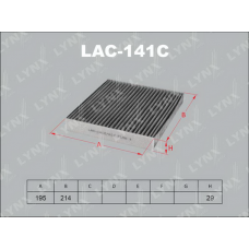 LAC-141C LYNXauto Фільтр повітря у внутрішньому просторі