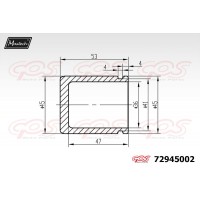 72945002 MAXTECH Поршень корпус скоби гальма