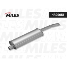 HA00051 MILES Глушник вихлопних газів кінцевий