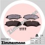 25022.985.2 ZIMMERMANN Комплект гальмівних колодок дисковий гальм