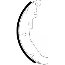 8DB 355 002-741 HELLA PAGID Комплект гальмівних колодок