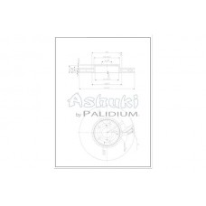 L600-01 ASHUKI by Palidium Гальмівний диск