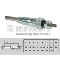J5711003 NIPPARTS Свічка розжарювання