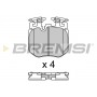 BP3692 BREMSI Комплект гальмівних колодок дисковий гальм