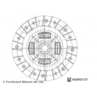 ADM53137 BLUE PRINT Диск зчеплення