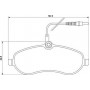 363710201708 MAGNETI MARELLI Комплект гальмівних колодок дисковий гальм