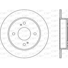 BDR1392.10 OPEN PARTS Гальмівний диск
