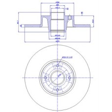 142.1278 CAR Гальмівний диск