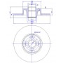 142.1278 CAR Гальмівний диск