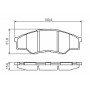 0 986 494 425 BOSCH Комплект гальмівних колодок дисковий гальм