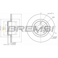 CD8297S BREMSI Гальмівний диск