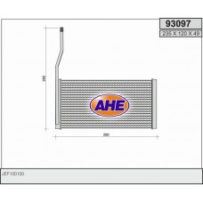 93097 AHE Теплообмінник обігрів салону
