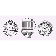 RT8633 AVA QUALITY COOLING Вентилятор салону