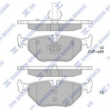 SP2162 Hi-Q Комплект гальмівних колодок дисковий гальм