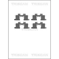 8105 101639 TRISCAN Комплектуючі колодки дискового гальма