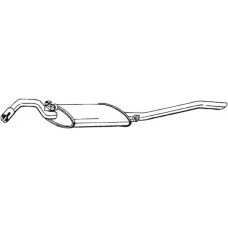 279-407 BOSAL Глушник вихлопних газів кінцевий