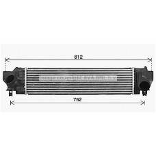 Интеркулер AVA QUALITY COOLING BW4582