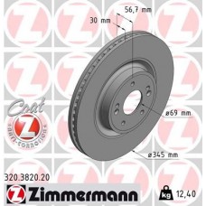 320.3820.20 ZIMMERMANN Гальмівний диск