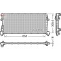 DRM02017 DENSO Радіатор охолодження двигуна