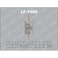 LF-1400 LYNXauto Паливний фільтр
