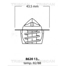8620 1388 TRISCAN Термостат охолоджувальна рідина