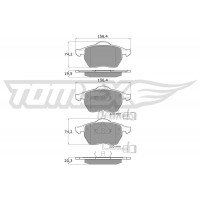 TX 10-941 TOMEX Brakes Комплект гальмівних колодок дисковий гальм