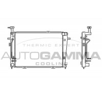 104009 AUTOGAMMA Радіатор охолодження двигуна