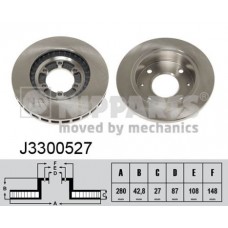 J3300527 NIPPARTS Гальмівний диск