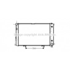 MS2061 AVA QUALITY COOLING Радіатор охолодження двигуна